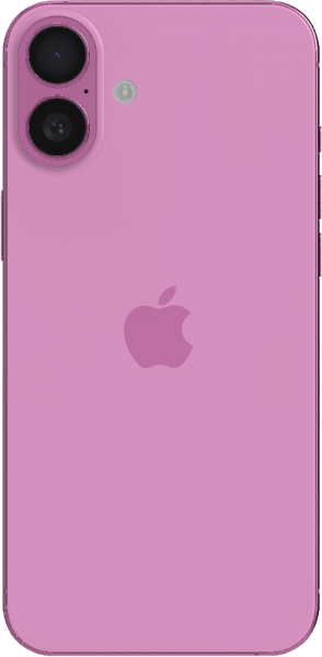 iPhone 16 Plus pink back side