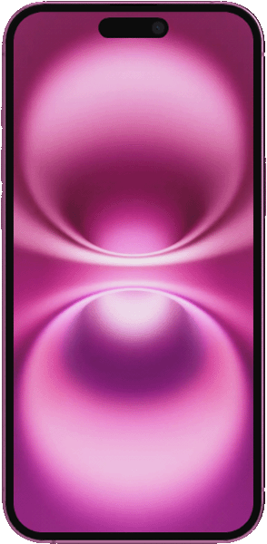 iPhone 16 Plus pink front side